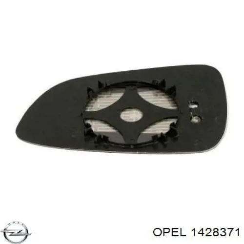 1428371 Opel cristal de espejo retrovisor exterior derecho