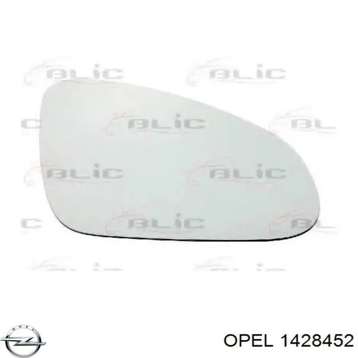 Comprar 1428452 Opel Cristal de espejo retrovisor derecho