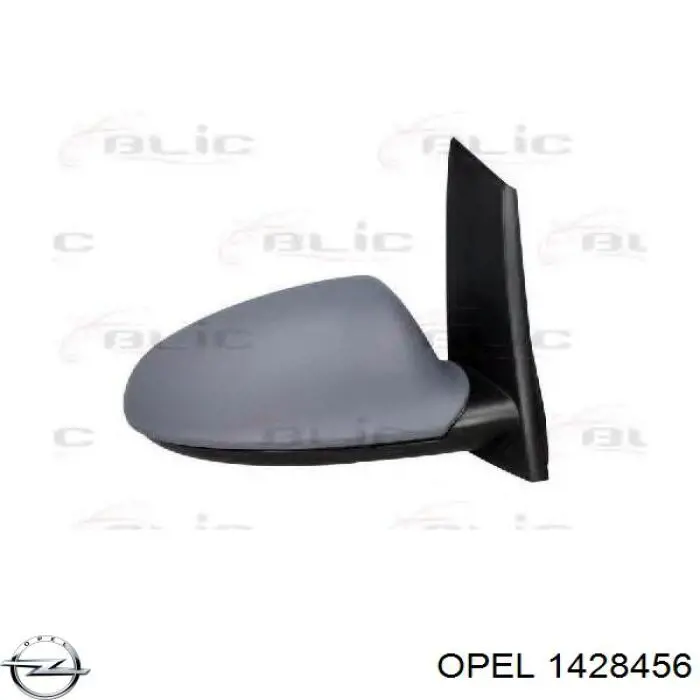 1428456 Opel espejo retrovisor derecho