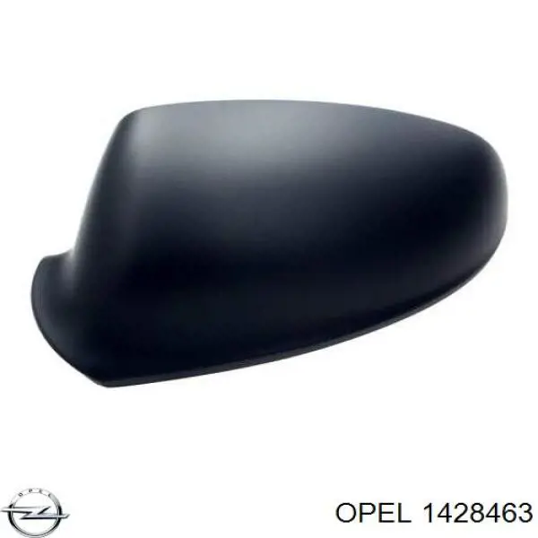 1428463 Opel cubierta de espejo retrovisor izquierdo