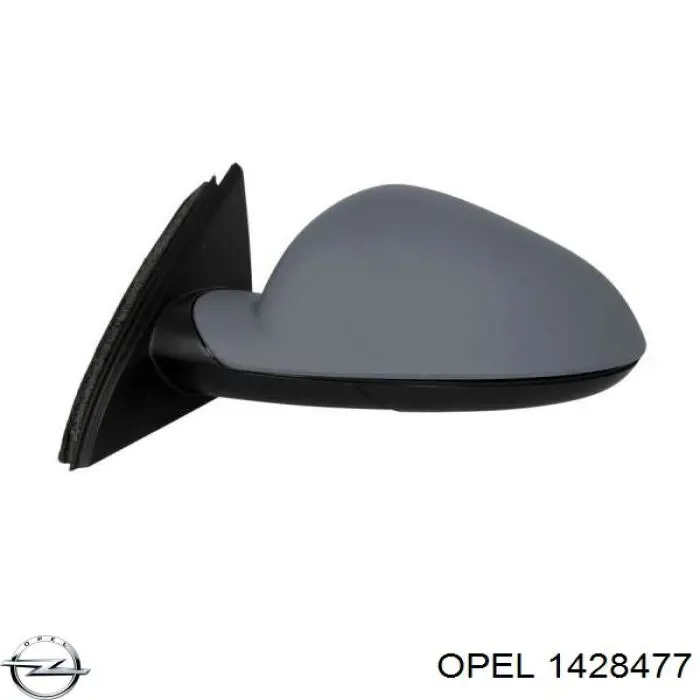 1428477 Opel espejo retrovisor izquierdo