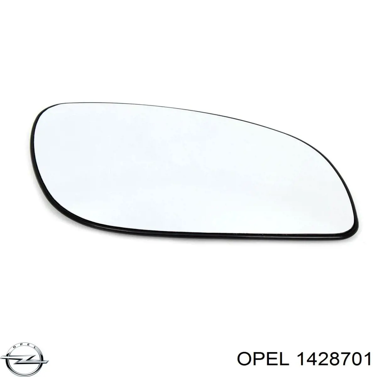 Comprar 1428701 Opel Cristal de espejo retrovisor exterior izquierdo