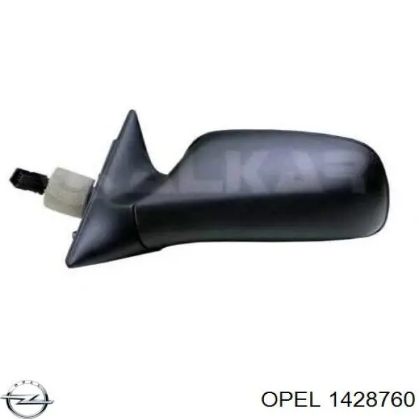1428760 Opel espejo retrovisor derecho
