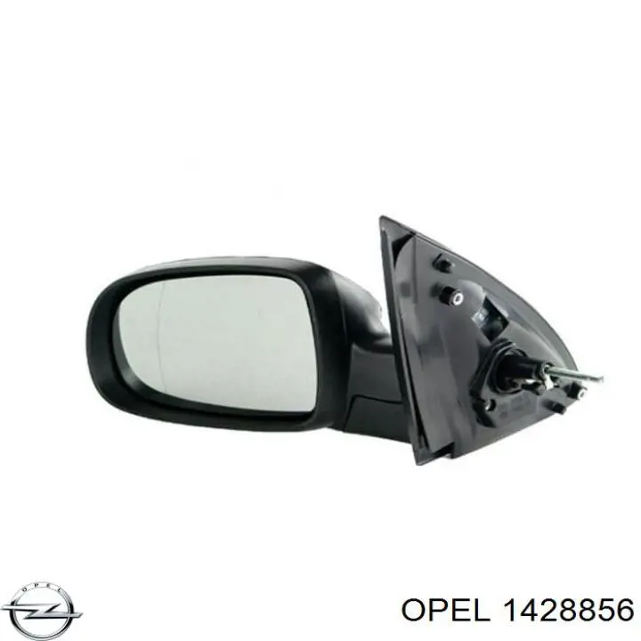 1428856 Opel cubierta de espejo retrovisor izquierdo