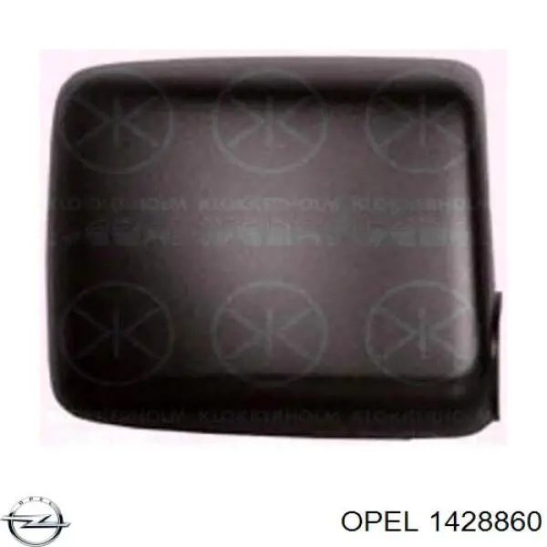 Cubierta, retrovisor exterior izquierdo para Opel Corsa (F08)
