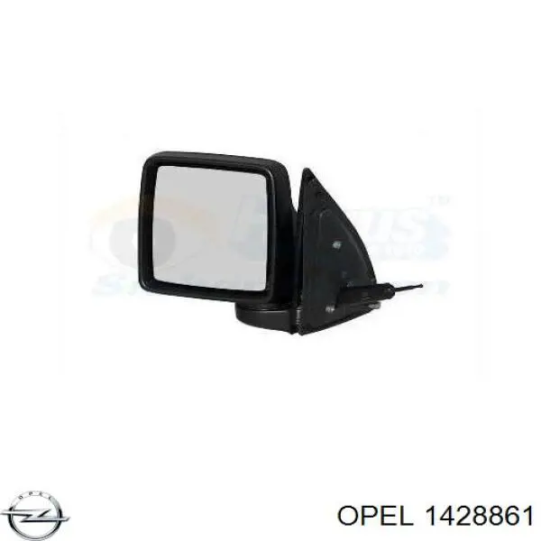 1428861 Opel cubierta, retrovisor exterior izquierdo