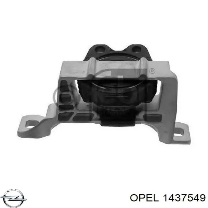 1437549 Opel soporte de motor derecho