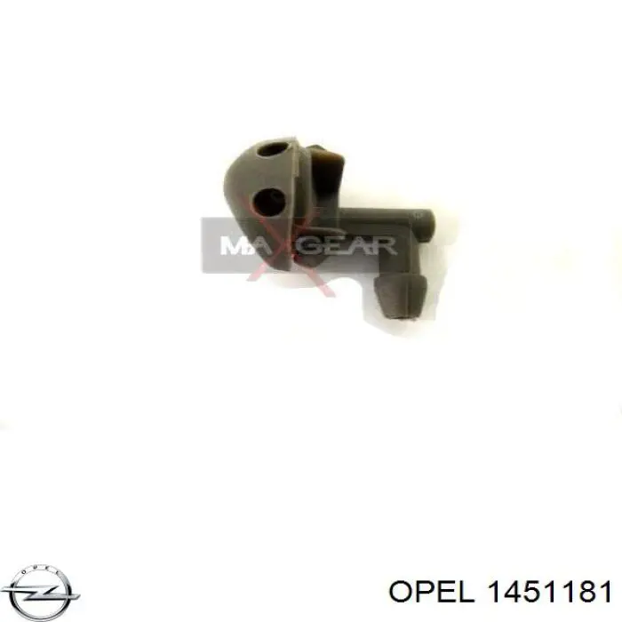 1451181 Opel tobera de agua regadora, lavado de parabrisas