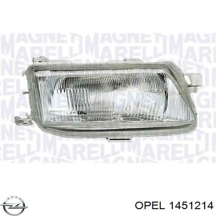 1451214 Opel tobera de agua regadora, lavado de parabrisas