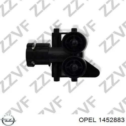 1452883 Opel tobera de agua regadora, lavado de faros, delantera izquierda