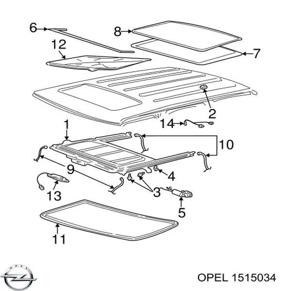 Disco de freno trasero Opel 1515034 precio, desde 99,33 EUR