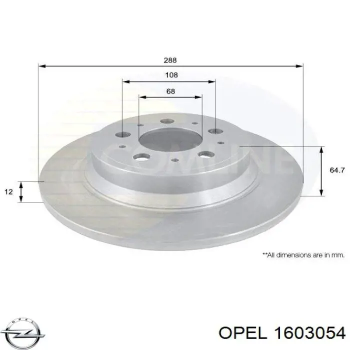 1603054 Opel