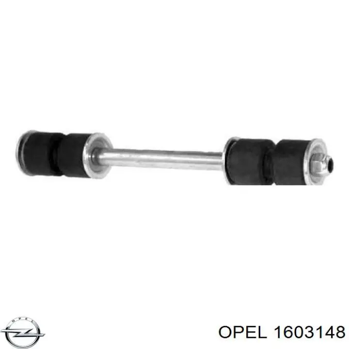 1603148 Opel soporte de barra estabilizadora delantera