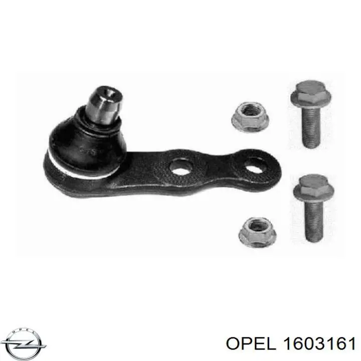 1603161 Opel rótula de suspensión inferior