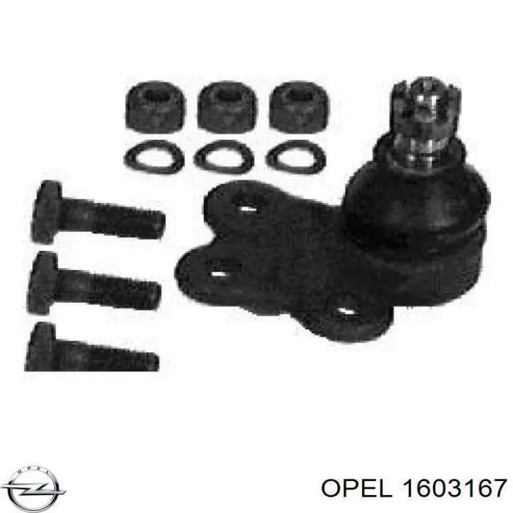 1603167 Opel rótula de suspensión inferior