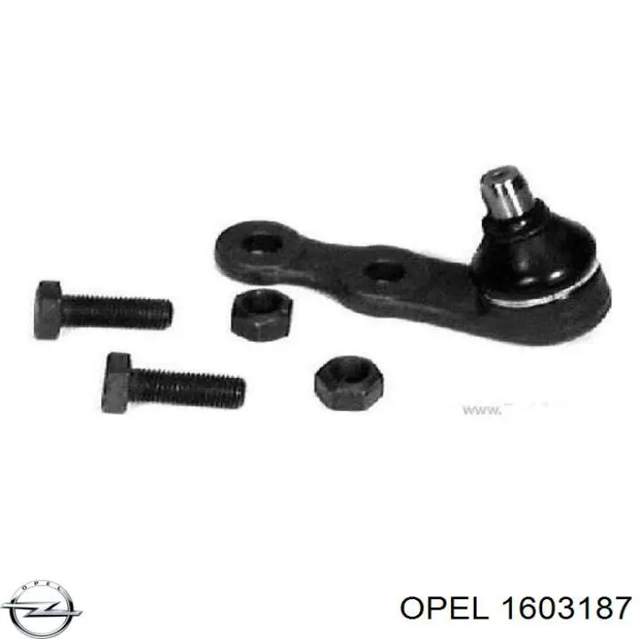 1603187 Opel rótula de suspensión inferior