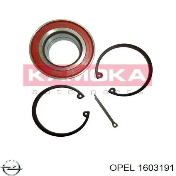 1603191 Opel cojinete de rueda delantero