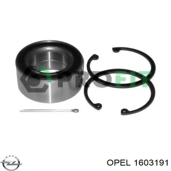 Cojinete de rueda delantero Opel 1603191 precio, desde 22,16 EUR