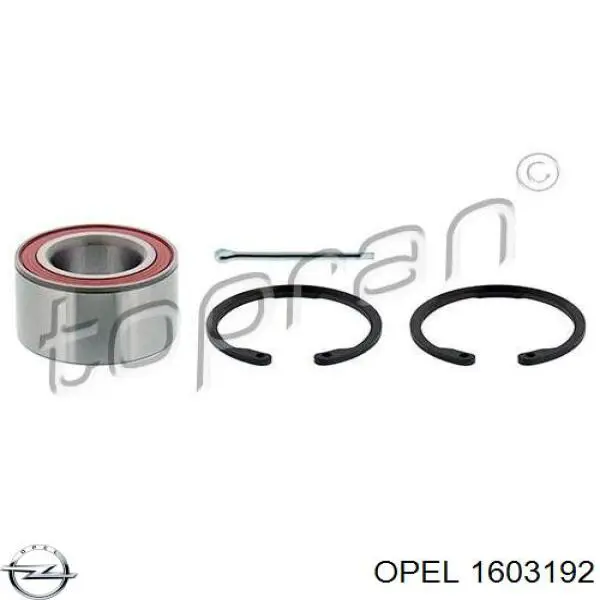 Cojinete de rueda delantero Opel 1603192 precio, desde 20,00 EUR