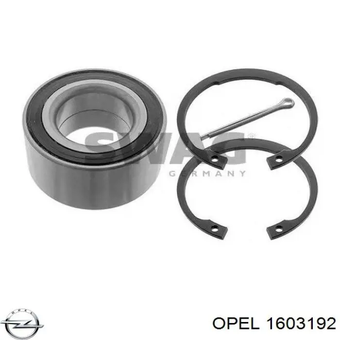 Cojinete de rueda delantero Opel 1603192 precio, desde 20,00 EUR