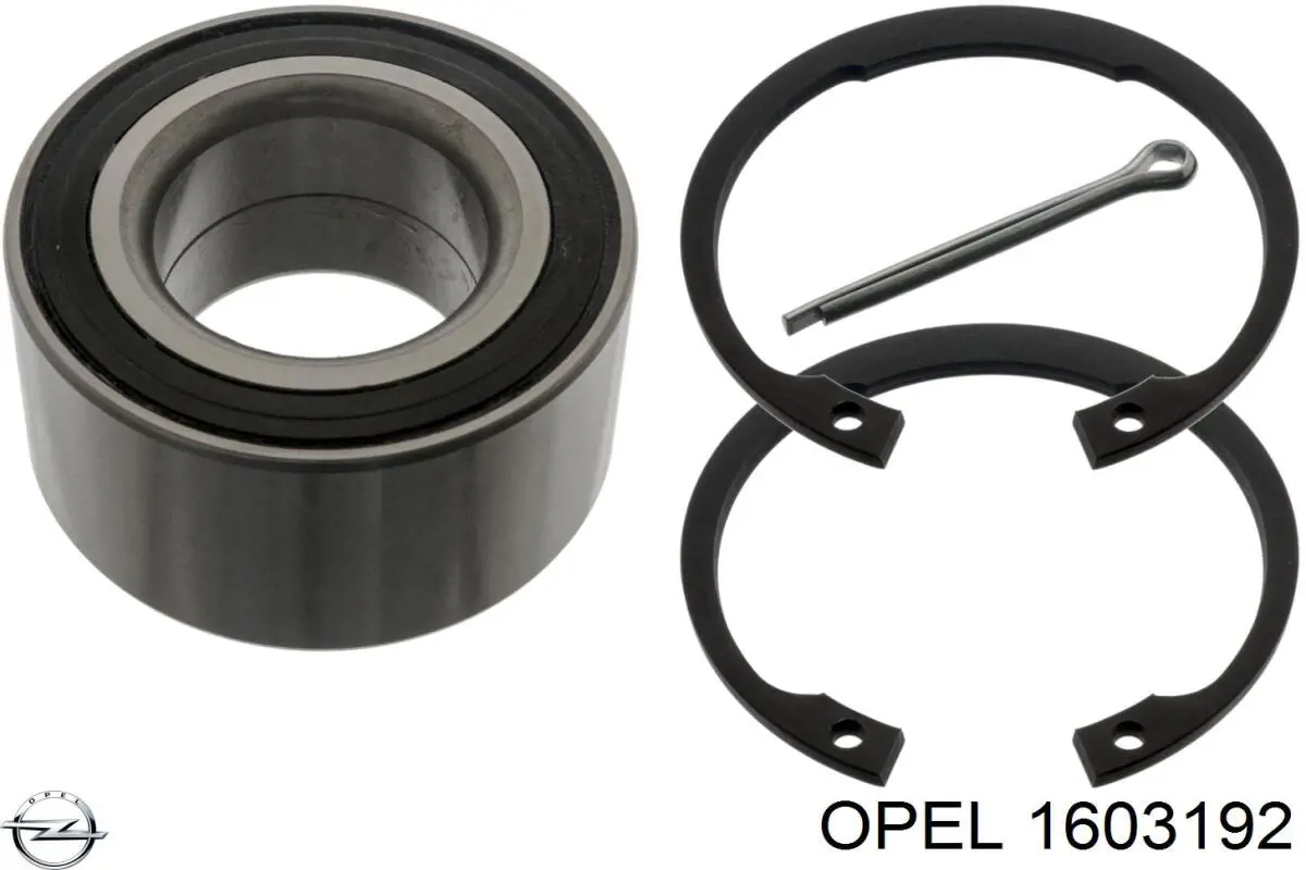 Cojinete de rueda delantero 1603192 Opel