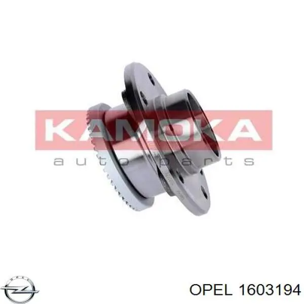 Buje de rueda delantero 1603194 Opel