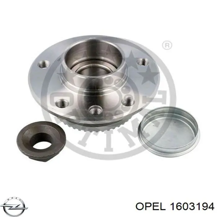 Buje de rueda Opel 1603194