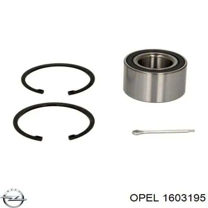 Cojinete de rueda delantero Opel 1603195 precio, desde 16,89 EUR