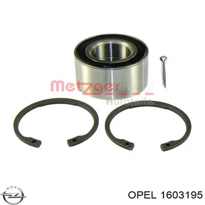 Comprar 1603195 Opel Cojinete de rueda delantero