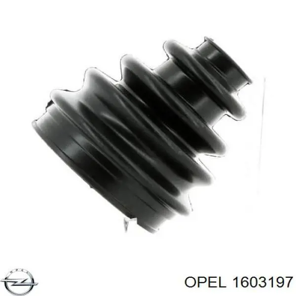 1603197 Opel fuelle, árbol de transmisión delantero exterior