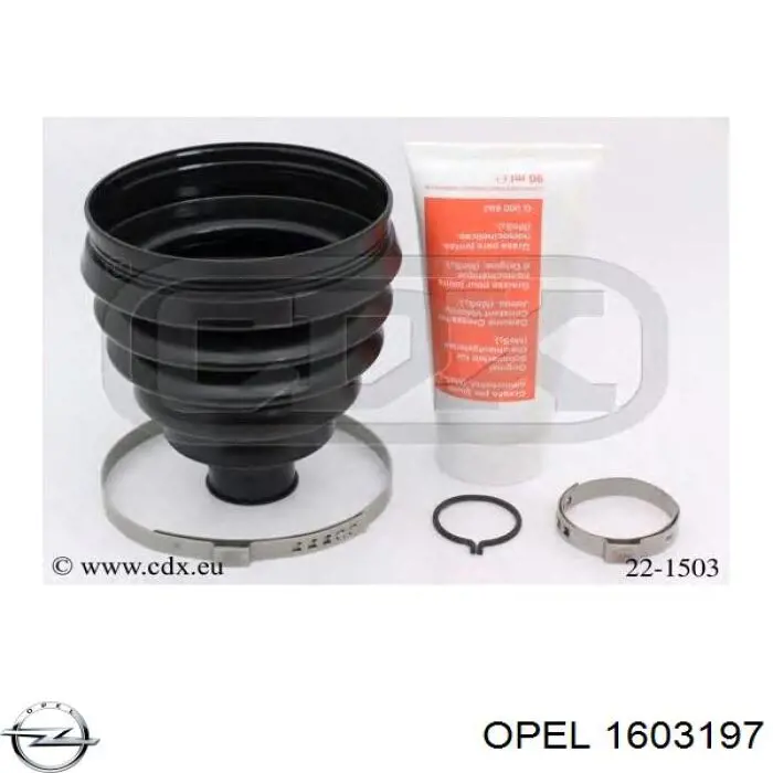 Fuelle, palier delantero exterior Opel 1603197 precio, desde 11,47 EUR