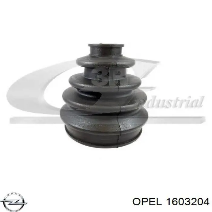 1603204 Opel fuelle, árbol de transmisión delantero exterior
