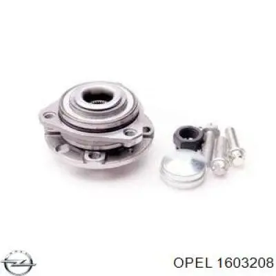 1603208 Opel cubo de rueda delantero