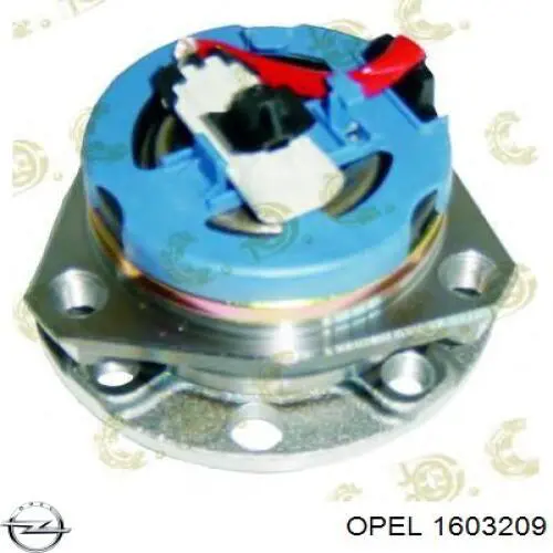Buje de rueda delantero 1603209 Opel
