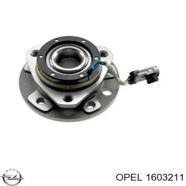 1603211 Opel cubo de rueda delantero