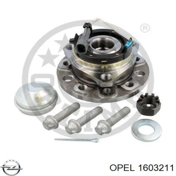 Buje de rueda Opel 1603211
