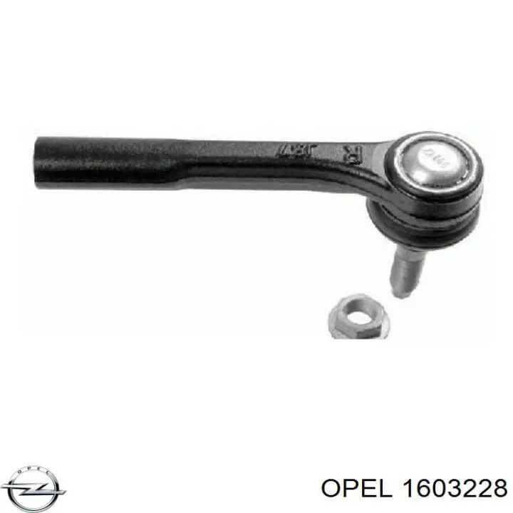 1603228 Opel rótula barra de acoplamiento exterior