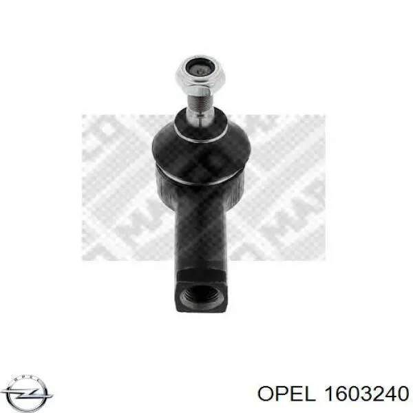 Rótula barra de dirección 1603240 Opel
