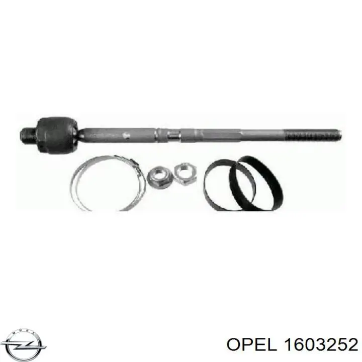 1603252 Opel barra de acoplamiento