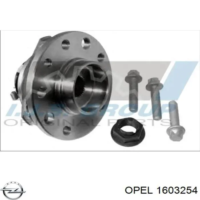 1603254 Opel Cubo delantero