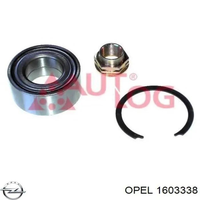 Cojinete de rueda delantero Opel 1603338 precio, desde 25,23 EUR