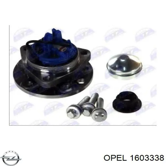 1603338 Opel cojinete de rueda delantero