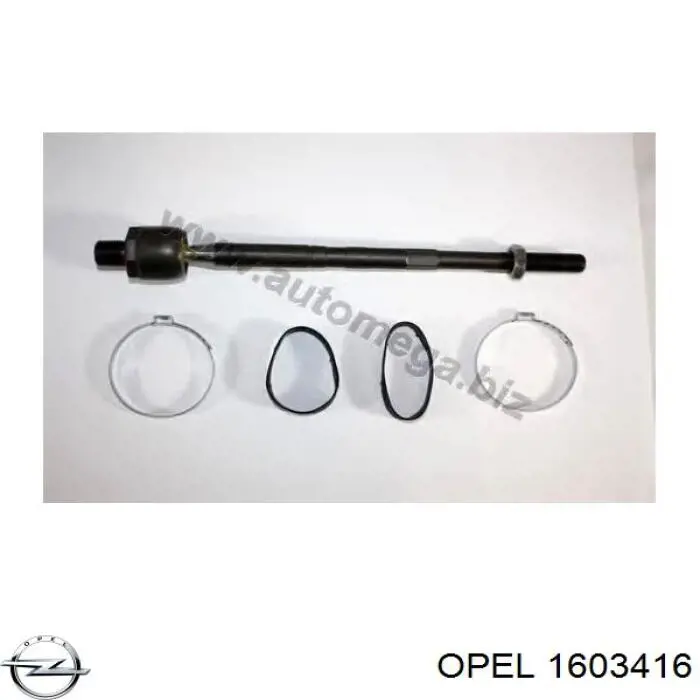 1603416 Opel barra de acoplamiento