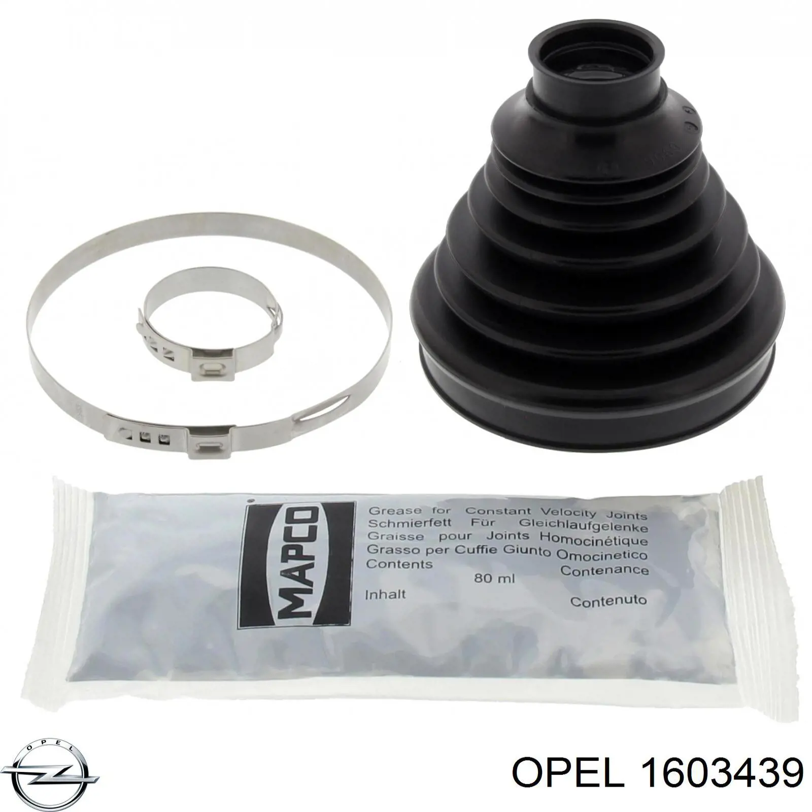Comprar 1603439 Opel Fuelle de semieje delantero interior