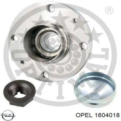 Comprar 1604018 Opel Cubo de rueda, Eje trasero