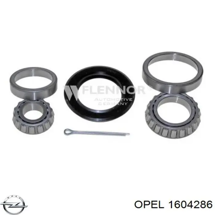  Cojinete exterior de rueda trasera Opel Corsa 