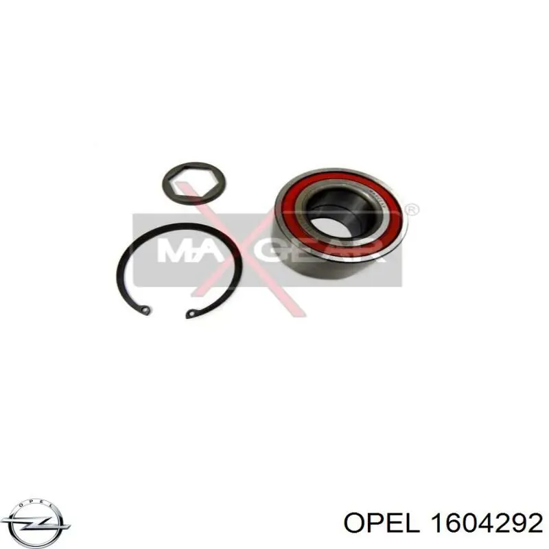 Cojinete de rueda 1604292 Opel