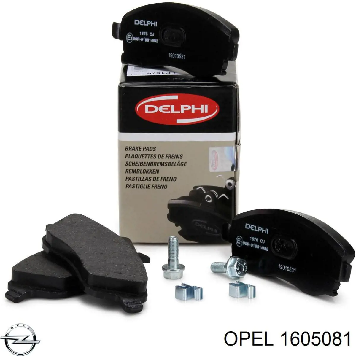 Pastillas de freno delanteras Opel Corsa F08, F68