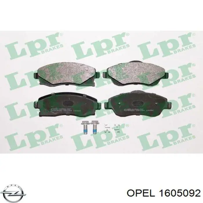 Pastillas de freno delanteras Opel Corsa F08, F68