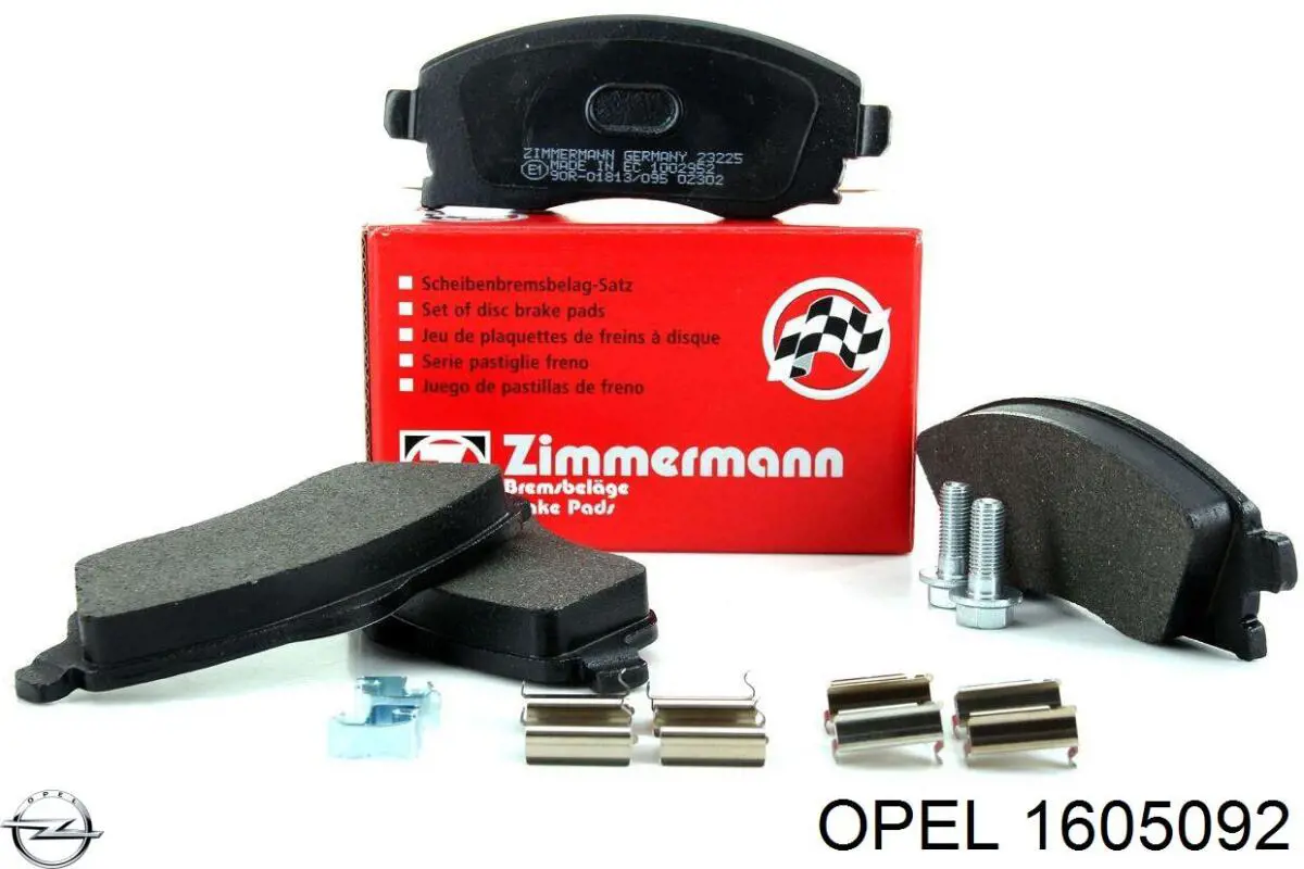 Pastillas de freno delanteras Opel Corsa F08, F68